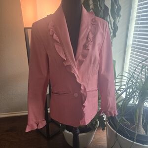 Terry Lewis Classic Luxuries Pink Leather Jacket